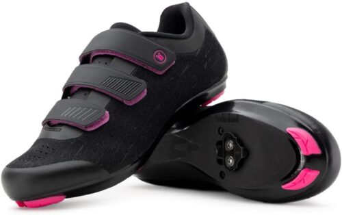 Tommaso Pista Womens Peloton Cycling Shoes Delta Clip & SPD Cycling Shoes— Delta Cleat Cycling Shoes & Indoor Cycling Shoes for Women— Spin Shoes Women Indoor Cycling with SPD...