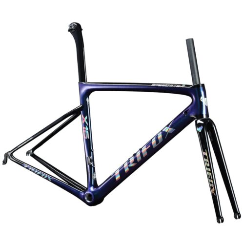 TRIFOX Carbon Road Bike Frame, X16QR Aero Design Carbon Fibre Racing Bicycle Frame