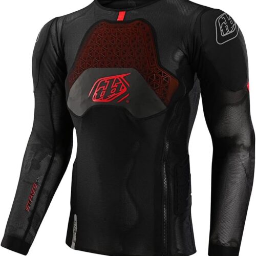 Troy Lee Designs Stage Ghost D30 Long Sleeve Baselayer, Solid Black, Small