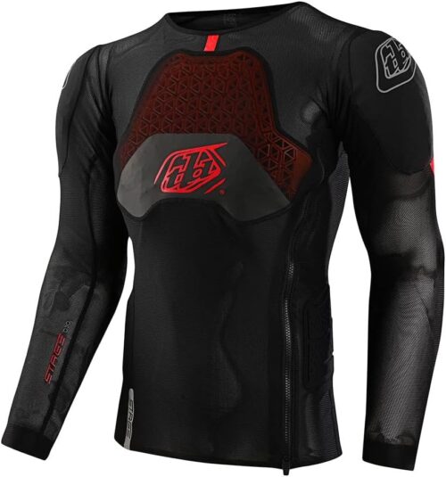 Troy Lee Designs Stage Ghost D30 Long Sleeve Baselayer, Solid Black, Small