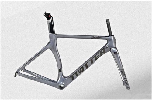 TUJISEK Carbon Fiber Frameset 700C Road Bikes Frame with Fork 46CM/48CM/50CM/52CM/54CM Racing Bikes Frame Break Wind C Brake QR F 100MM * R130MM Routing Internal for Men and Women