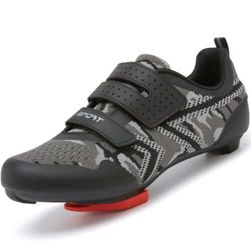 ULTIANT Cycling Shoes Mens Womens Compatible with Peloton Indoor Riding Shoes Road Bicycle Shoes with Look SPD SL Delta Cleats Outdoor Pedal Bike Shoes