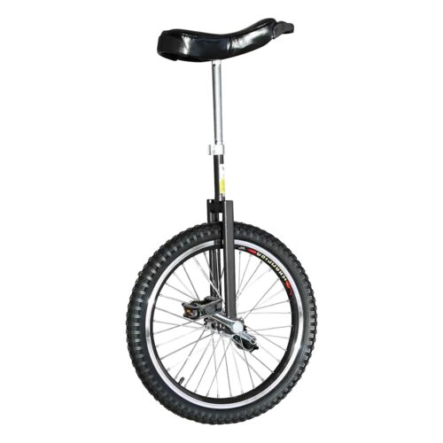 Unifly 20" Freestyle Unicycle - Tubular Oval Steel, Complete Set, Wide Double Aluminum Wheel