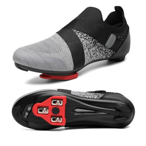 Unisex Cycling Shoes Compatible with Peloton Bike & SPD Indoor Road Riding Biking Bike Shoes with Delta Cleats Included for Men Women