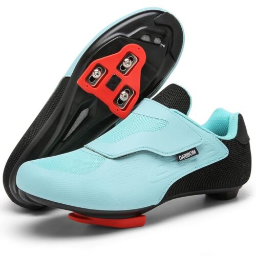 Unisex Cycling Shoes Compatible with Peloton Shoes Indoor Road Bike Riding Shoes for Men and Women Pre-Installed with Delta Cleats Clip Outdoor Pedal