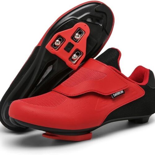 Unisex Cycling Shoes Compatible with Peloton Shoes Indoor Road Bike Riding Shoes for Men and Women Pre-Installed with Delta Cleats Clip Outdoor Pedal