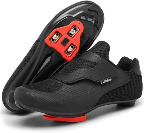 Unisex Cycling Shoes Compatible with Peloton Shoes Indoor Road Bike Riding Shoes for Men and Women Pre-Installed with Delta Cleats Clip Outdoor Pedal