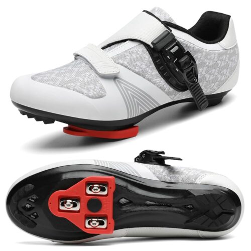 Unisex Cycling Shoes for Men Women Compatible with Peloton Bike Shoes with Delta Cleats for Road Biking Indoor Outdoor Pedal