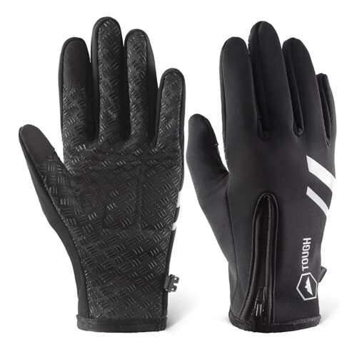 Winter Cycling Gloves - Biking Gloves for Cold Weather - Winter Bike Gloves - Warm & Thermal Cycling Gloves - Touch Screen Gloves - Windproof Cold Weather Bike Gloves - Winter...