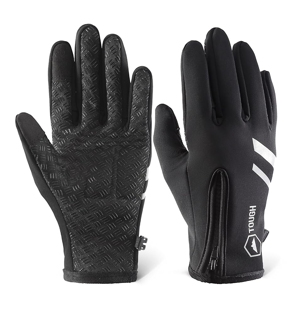 Winter Cycling Gloves - Biking Gloves for Cold Weather - Winter Bike Gloves - Warm & Thermal Cycling Gloves - Touch Screen Gloves - Windproof Cold Weather Bike Gloves - Winter...