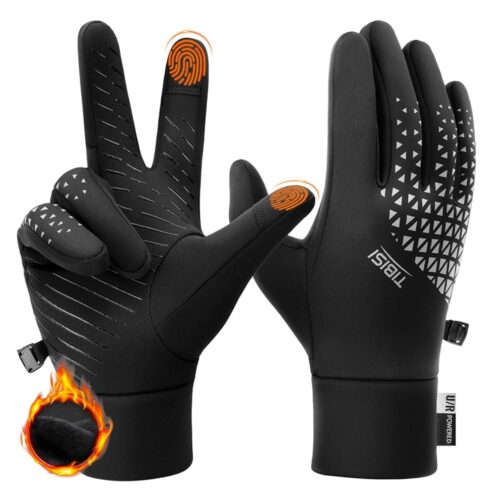 Winter Gloves, Thermal Warm Touch Screen Gloves Bike Gloves Cycling Gloves for Driving，Cycling，Running，Hiking