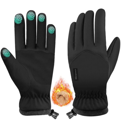 Winter Waterproof Gloves Men Women, Windproof Warm Ski Gloves for Cold Weather, Touch Screen Snow Warm Gloves for Running Driving Cycling