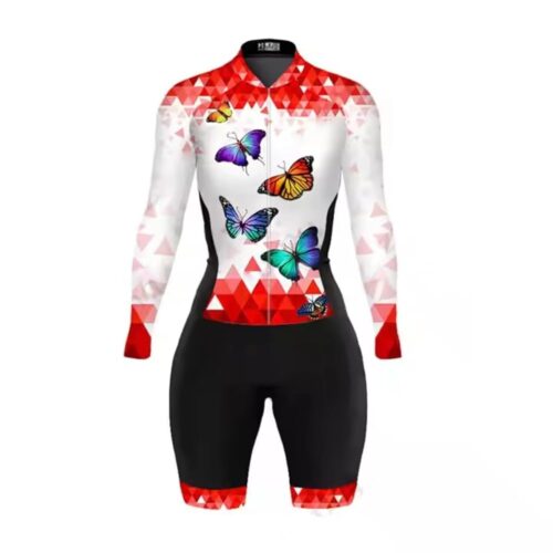 Women Bicycle Jersey Suit Cycling Jumpsuits Breathable Clothing Bike Jumpsuit