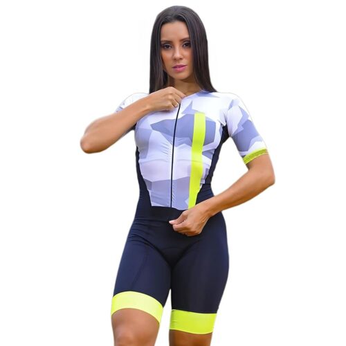 Women's Sports Cycling Short Sleeve jumpsuit Bicycle Cycling Clothing XS-3XL