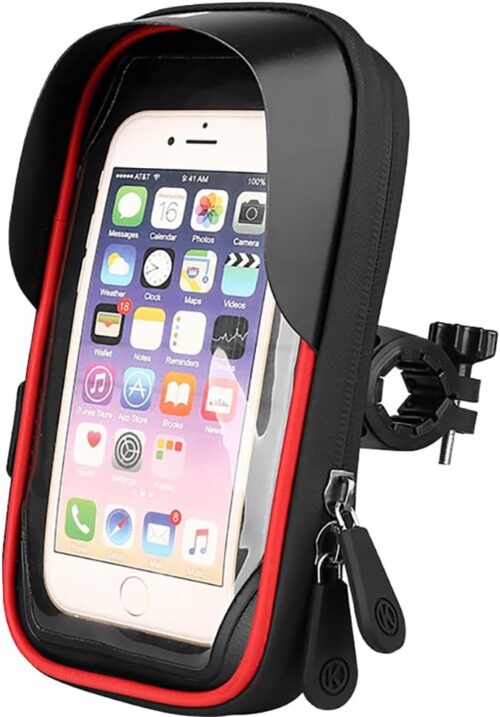 X-Energy Bike Phone Holder Mount Waterproof handlebar Bag 360° Rotatable road bike bicycle cell phone holder ebike phone case with Sensitive TPU Touch-Screen for Phones under 6.8''