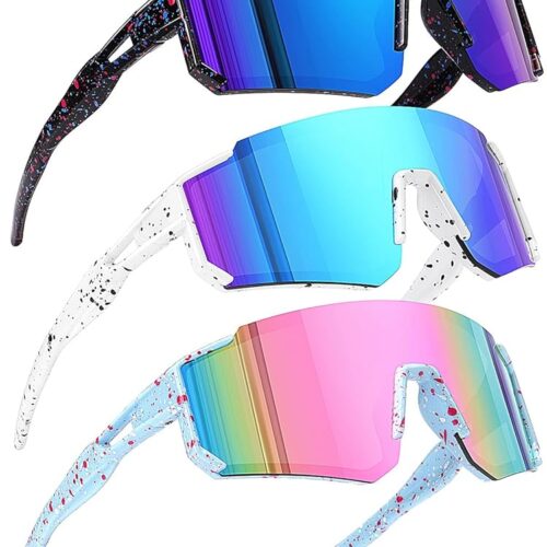 Youth Baseball Sunglasses Kids Sports Sunglasses for Boys Girls Softball Cycling Glasses UV400 Protection