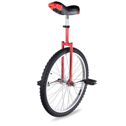 ZeHuoGe 24" Wheel Unicycle with Excellent Manganese Steel Frame Leakage Protection Mute Bearing Cycling Outdoor Sports Fitness Exercise US Delivery