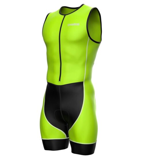 Zimco Triathlon Suit Men Racing Trisuit Cycling Skin Suit Swim Bike Run